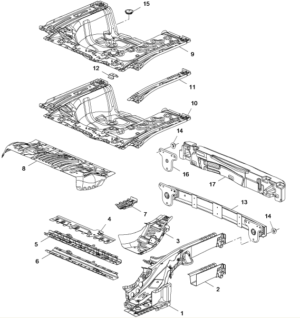 42391506 KARL 2015- BUMPERBALK ACHTER 42391506